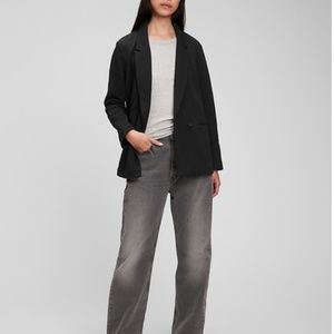 Black French Terry Blazer